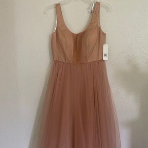 NWT  Donna Morgan Chantal Dress in color Feather